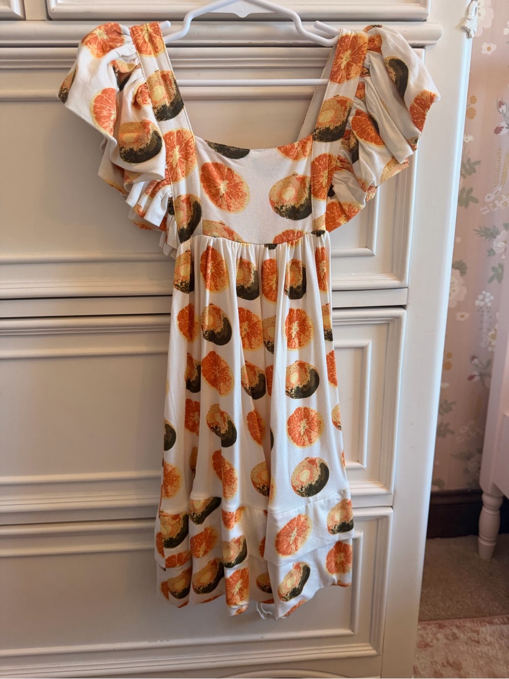 Kate Quinn Woods Girls Citrus Ruffle Dress